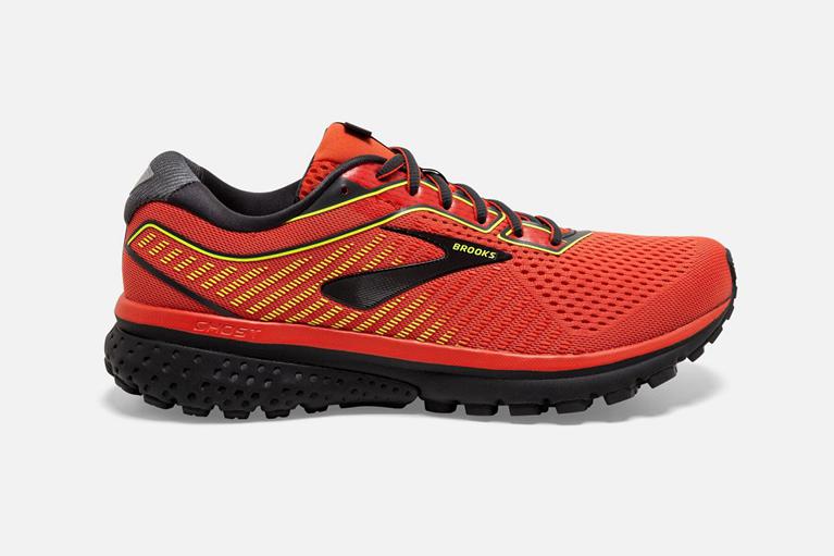 Brooks Men's Ghost 12 Road Running Shoes - Red (CJZL26175)